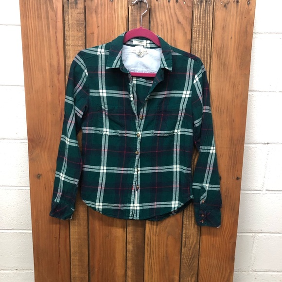 H&M Tops - H&M size 6 plaid shirt